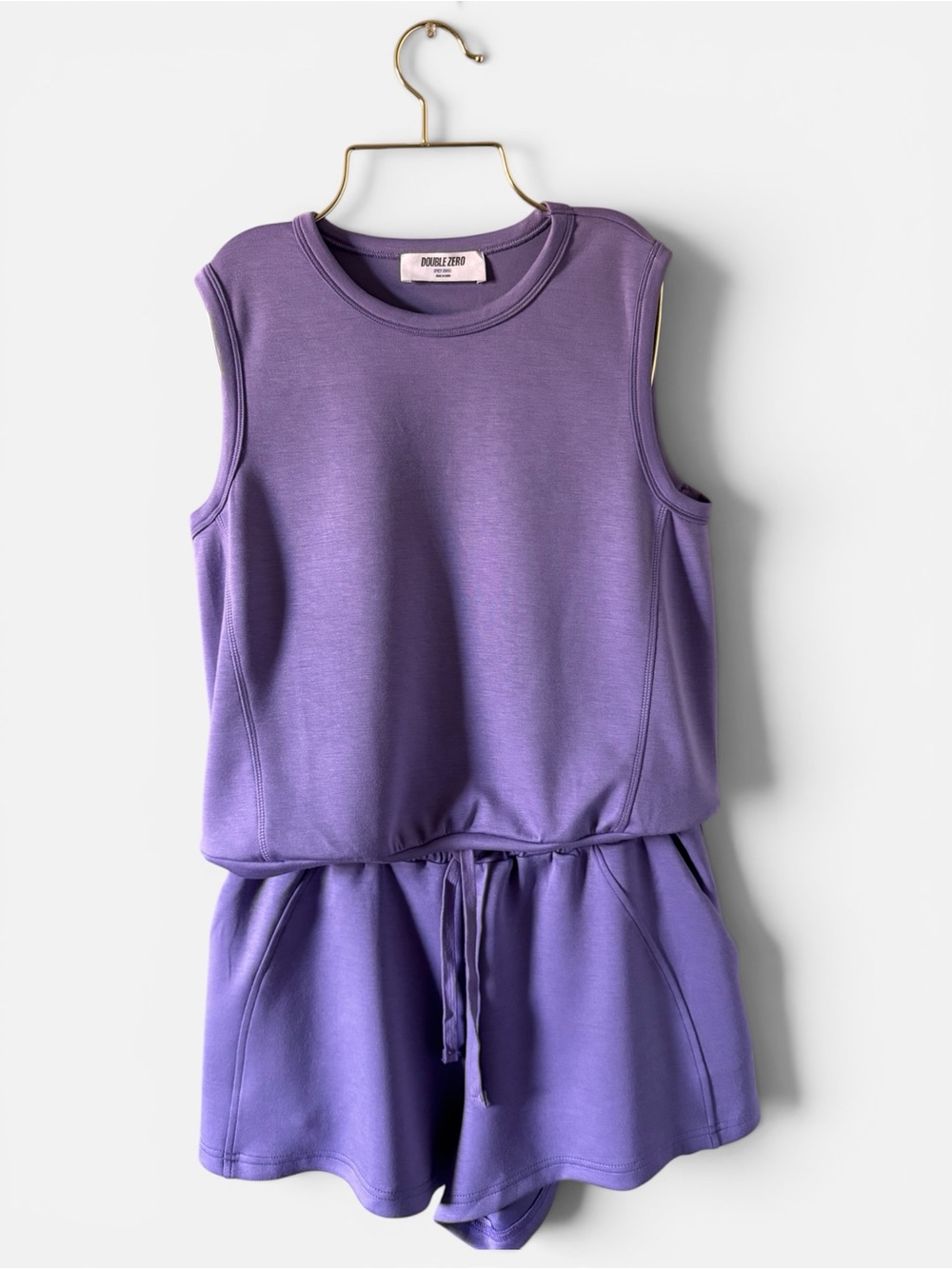 Double Zero Lilac Sleeveless Set
